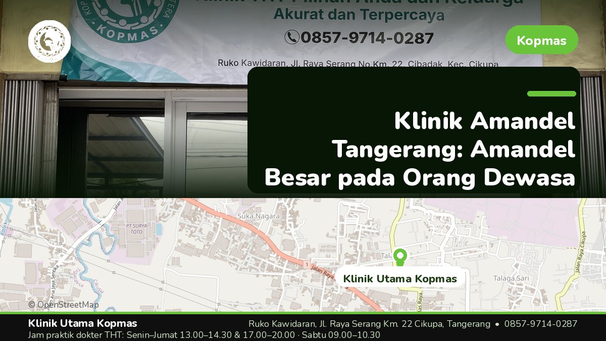 Klinik THT - Klinik Utama Kopmas Cikupa Tangerang