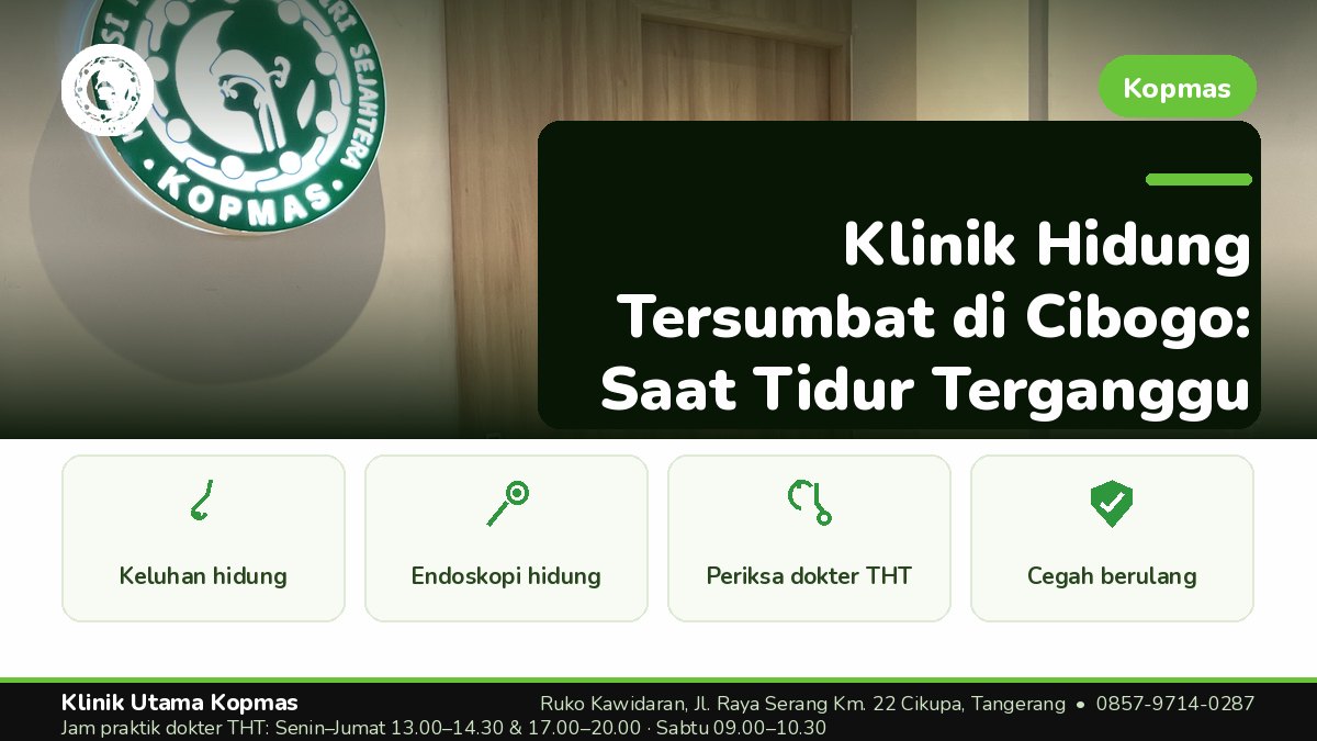 Klinik THT - Klinik Utama Kopmas Cikupa Tangerang