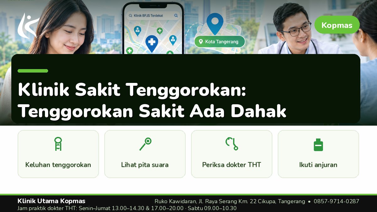 Klinik THT - Klinik Utama Kopmas Cikupa Tangerang