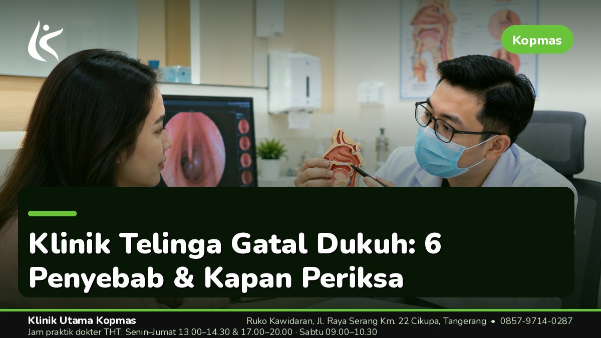 Enam Penyebab Gatal di Telinga yang Perlu Dikenali