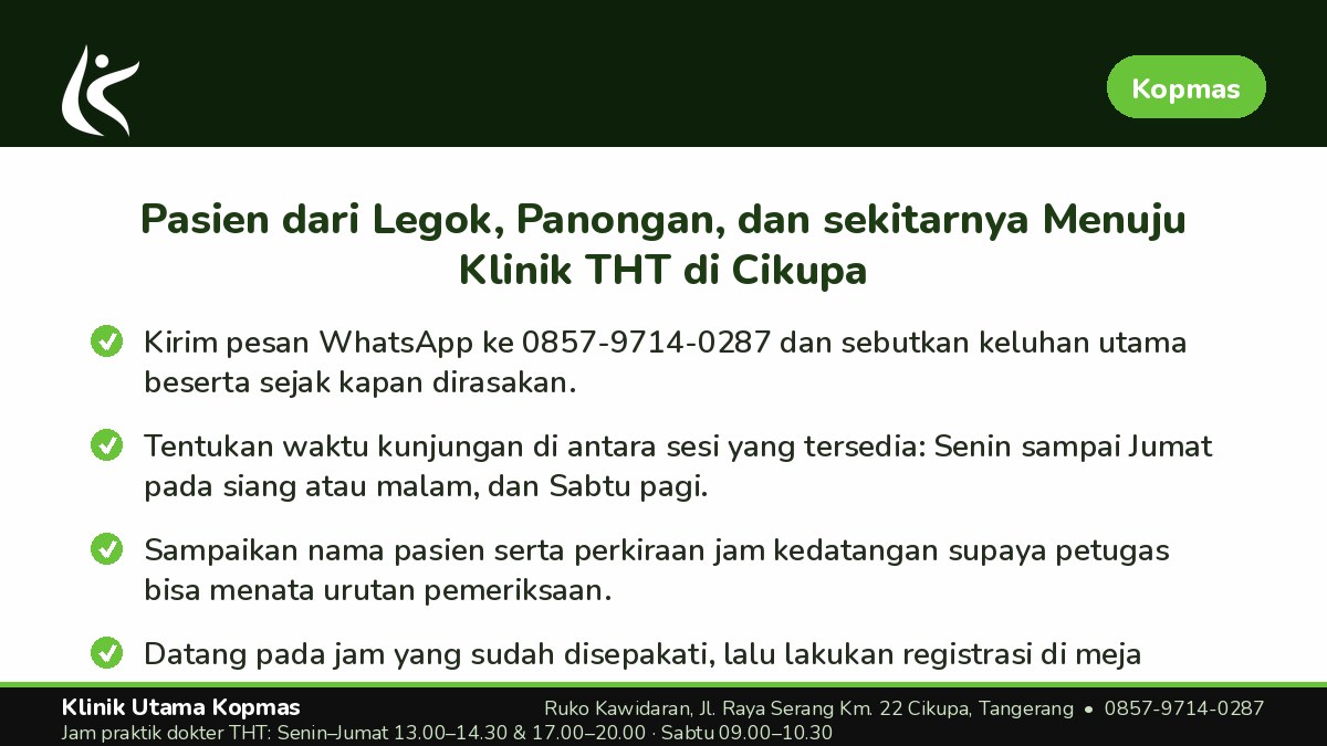 Tiga Situasi yang Membuat Pemeriksaan Sebaiknya Tidak Ditunda